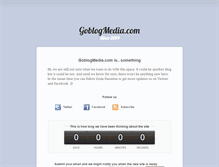 Tablet Screenshot of goblogmedia.com